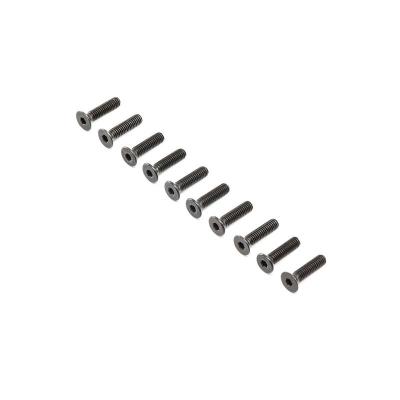 Losi 255017 Flat Head Screws Stl BO M4 x 16mm (10 Pcs) (255017)