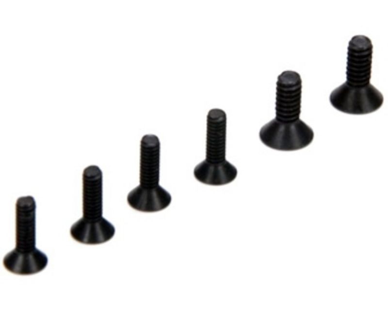 Losi A6294 2-56x5/16in FHCS Flat Head Cap Screws Night Crawler Scale Edition (6) (A6294)