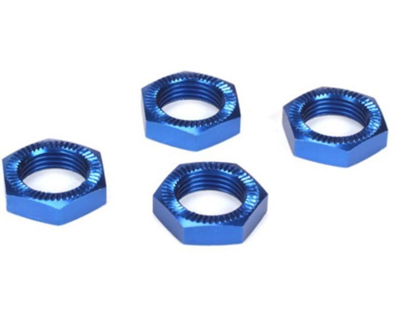 Losi B3227 Wheel Nuts Anodized for 5ive-T Mini Wrc Blue (4) (B3227)