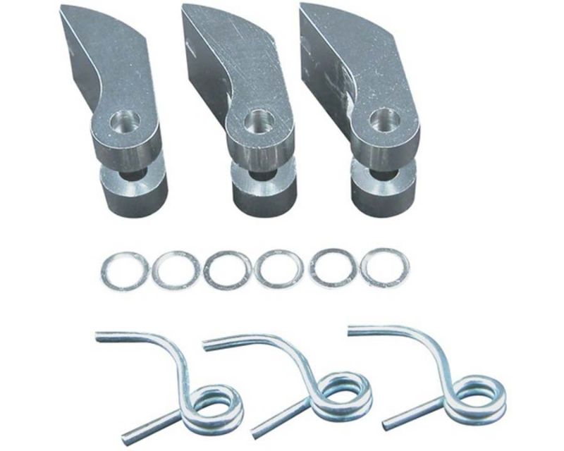 Losi B3323 Clutch Shoe & Spring Set Alum for LST/2 Aftershock Muggy Truggy (3) (B3323)