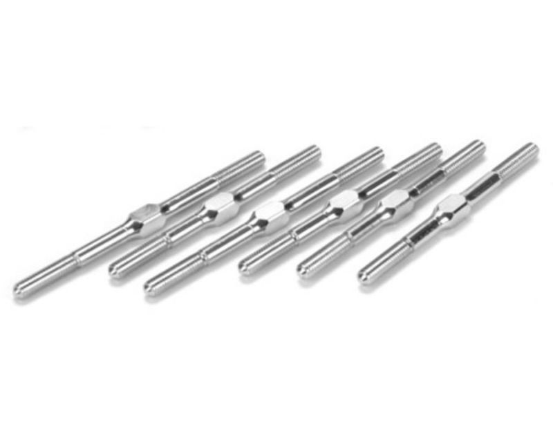 Losi B4003 Front/Rear Steering Turnbuckle Set for 10-T Nitro Truggy RTR (6) (B4003)