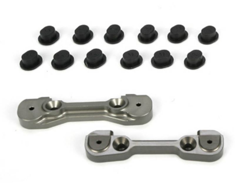 Losi B4112 Adjustable Front Hinge Pin Holder Set for TEN Short Course (B4112)