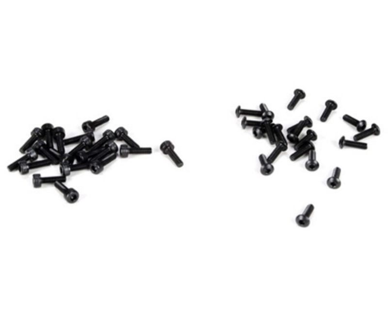 Losi B6450 Wheel Screw Set 5ive-T Mini Wrc BH&Cap 3x10mm 20 Each (B6450)