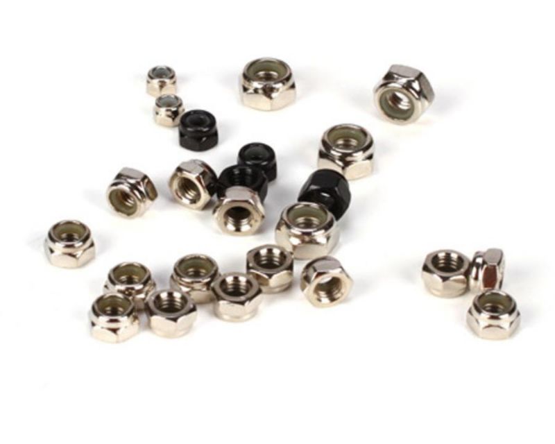 Losi B6590 Lock Nut for 5ive-T Mini Wrce Asst. 3 4 5 6mm 24 (B6590)