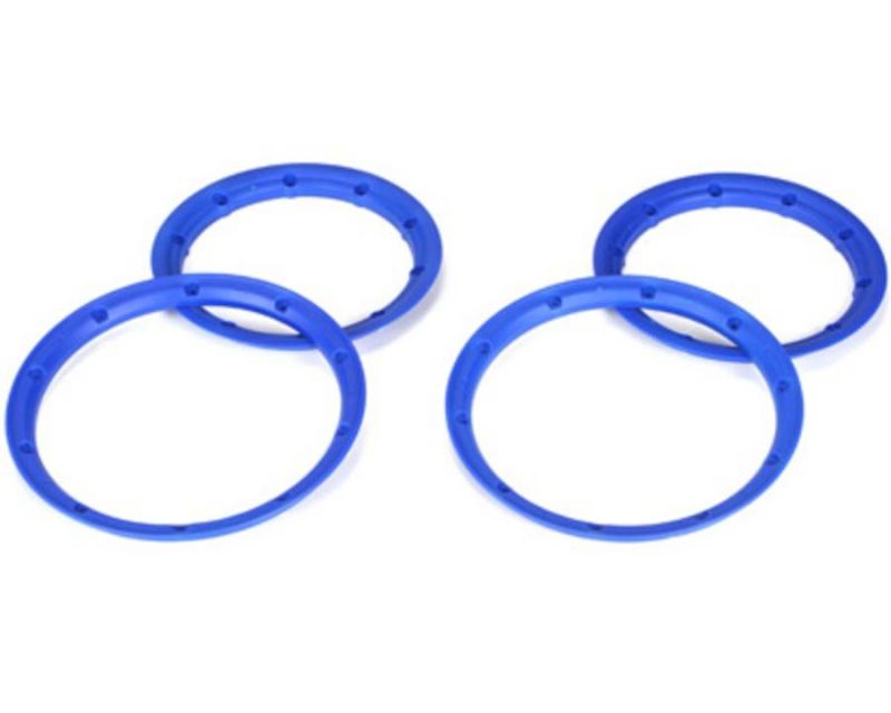Losi B7029 Beadlock Set Inner & Outer for 5IVE-T Blue (2) (B7029)