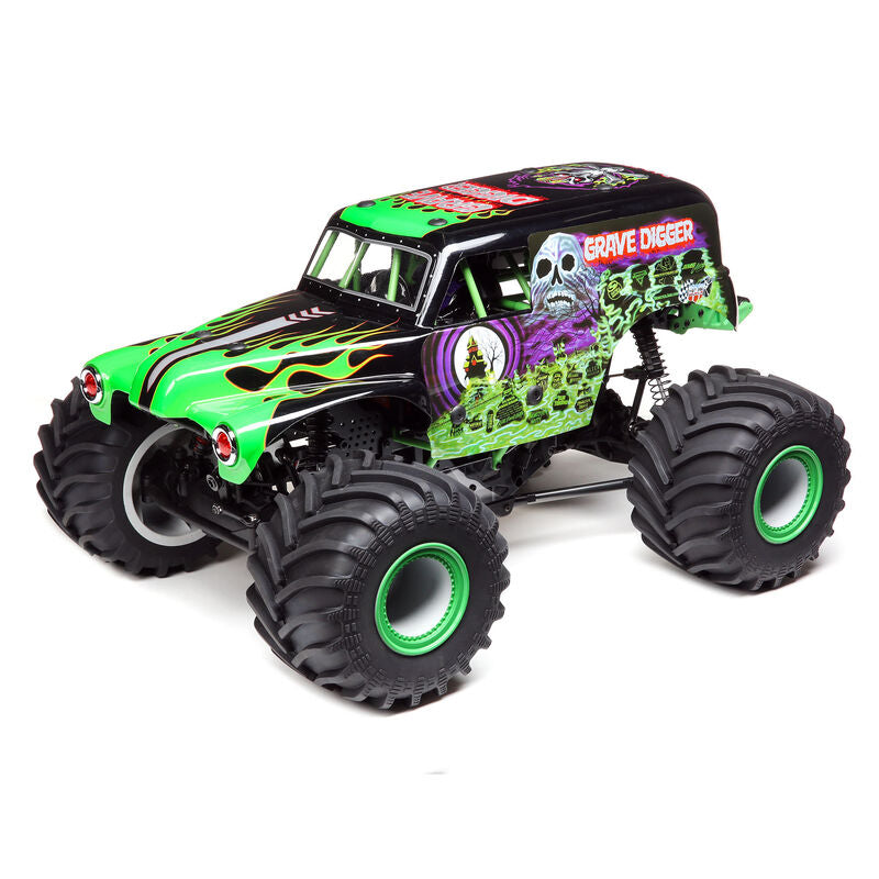 LOSI 04021T1 1/10 RTR 4x4 LMT Solid Axle Monster Truck Grave Digger