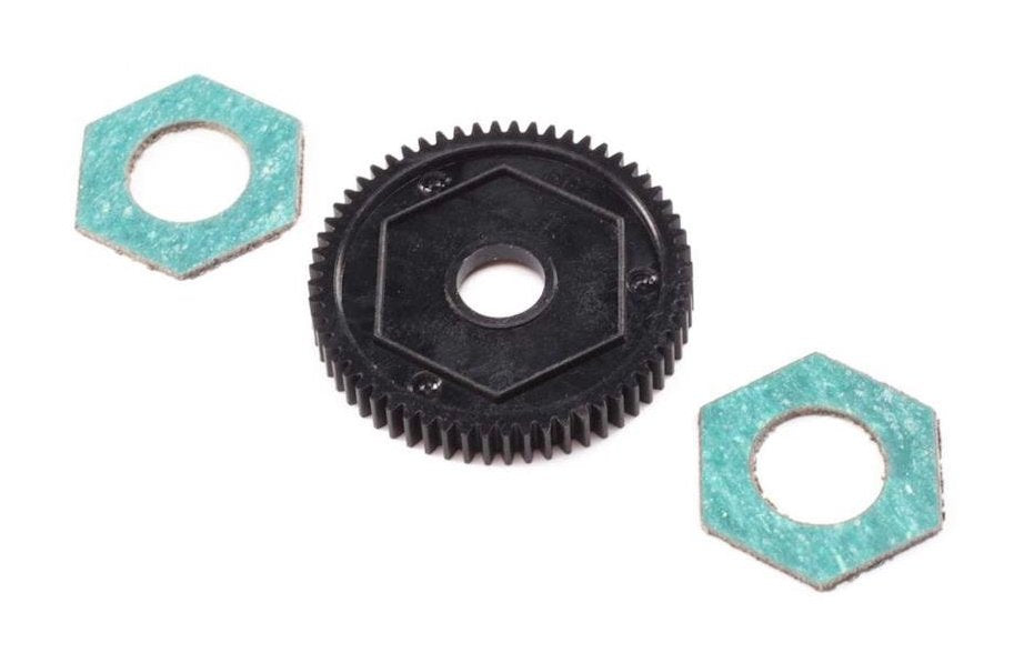 LOSI LOS212016 60T .05M Spur Gear with Slipper Pads Mini-B and Mini-T 2.0