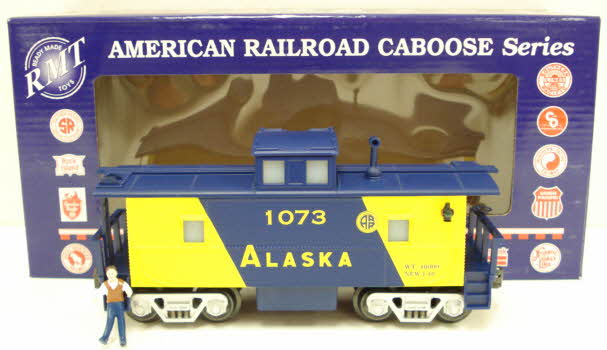 RMT CAB331 Alaska Lighted Caboose w/ Marker Lights & Figure #1073