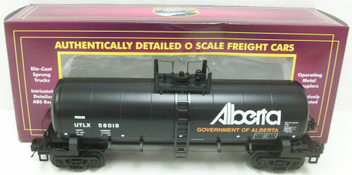 MTH 20-96183 O Gauge Government of Alberta Tank Car #58018