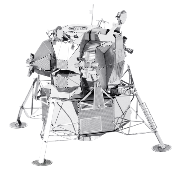 Metal Earth MMS078 Apollo Lunar Module 61 Piece Metal Model Kit