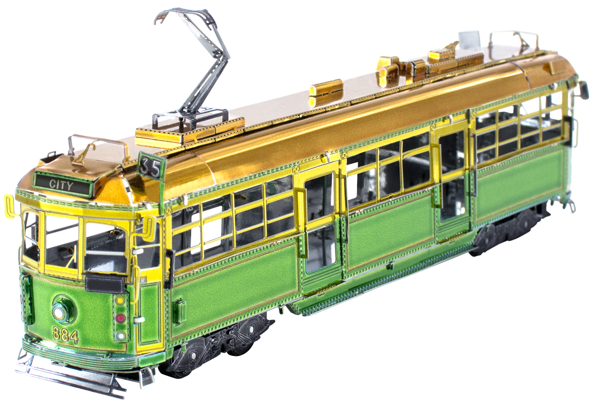 Metal Earth MMS158 Melbourne W-Class Tram Trolley Metal Model Kit