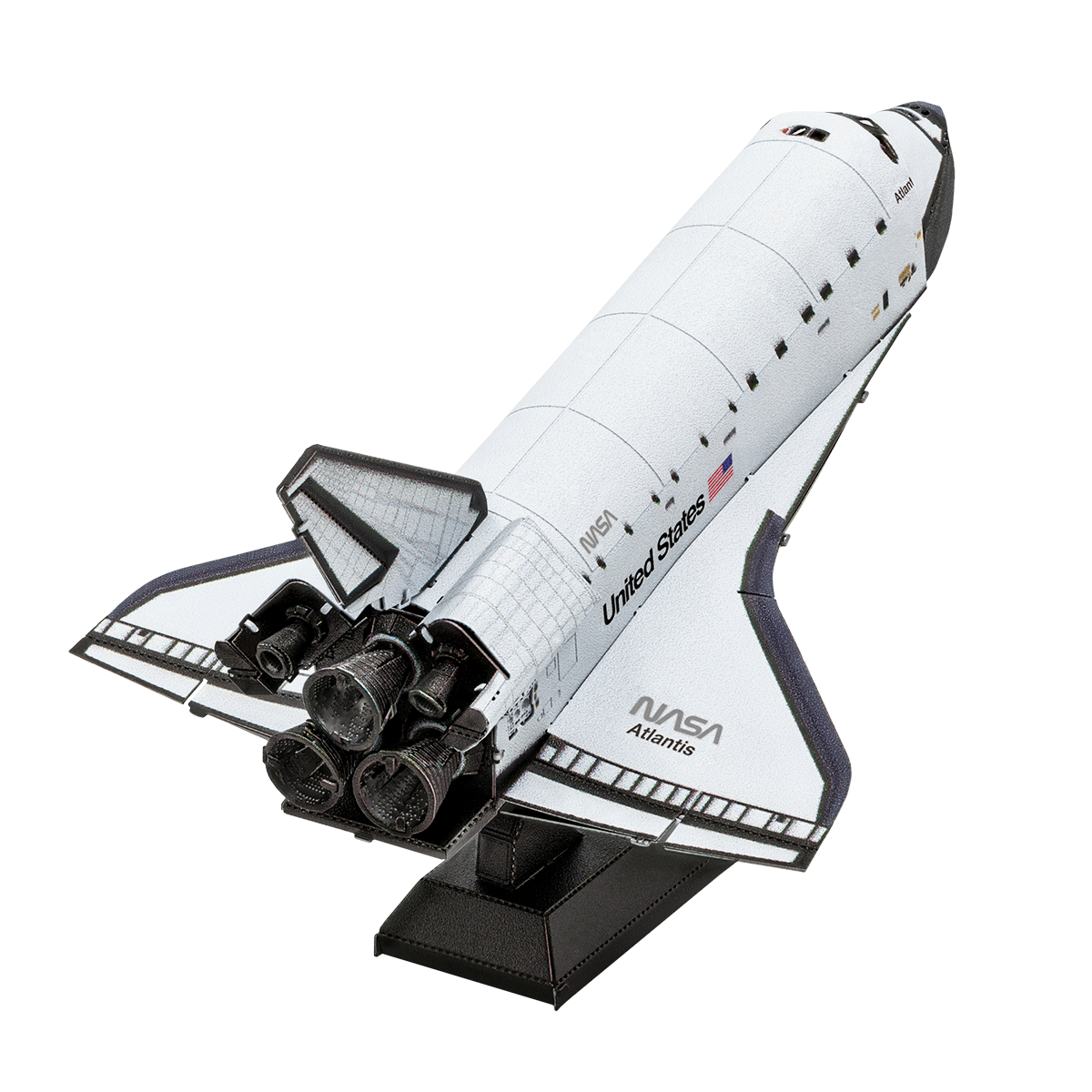 Metal Earth MMS211A Space Shuttle Atlantis 63 Piece Metal Model Kit
