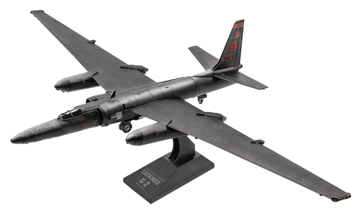 Metal Earth MMS214 U-2 Dragon Lady Surveillance Aircraft 44 Piece Metal Model Kit