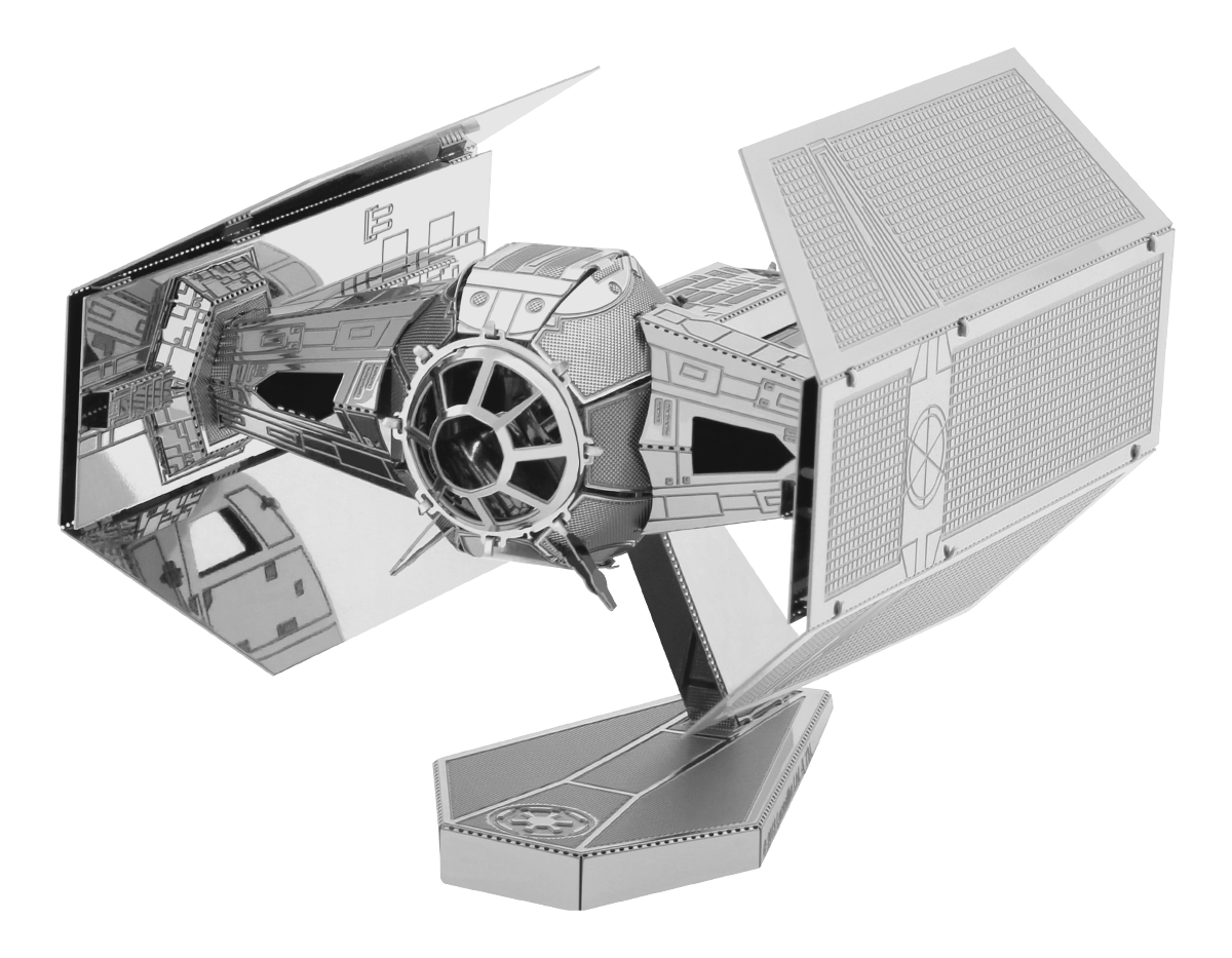 Metal Earth MMS253 Star Wars Darth Vader's Tie Fighter 29 Piece Metal Model Kit