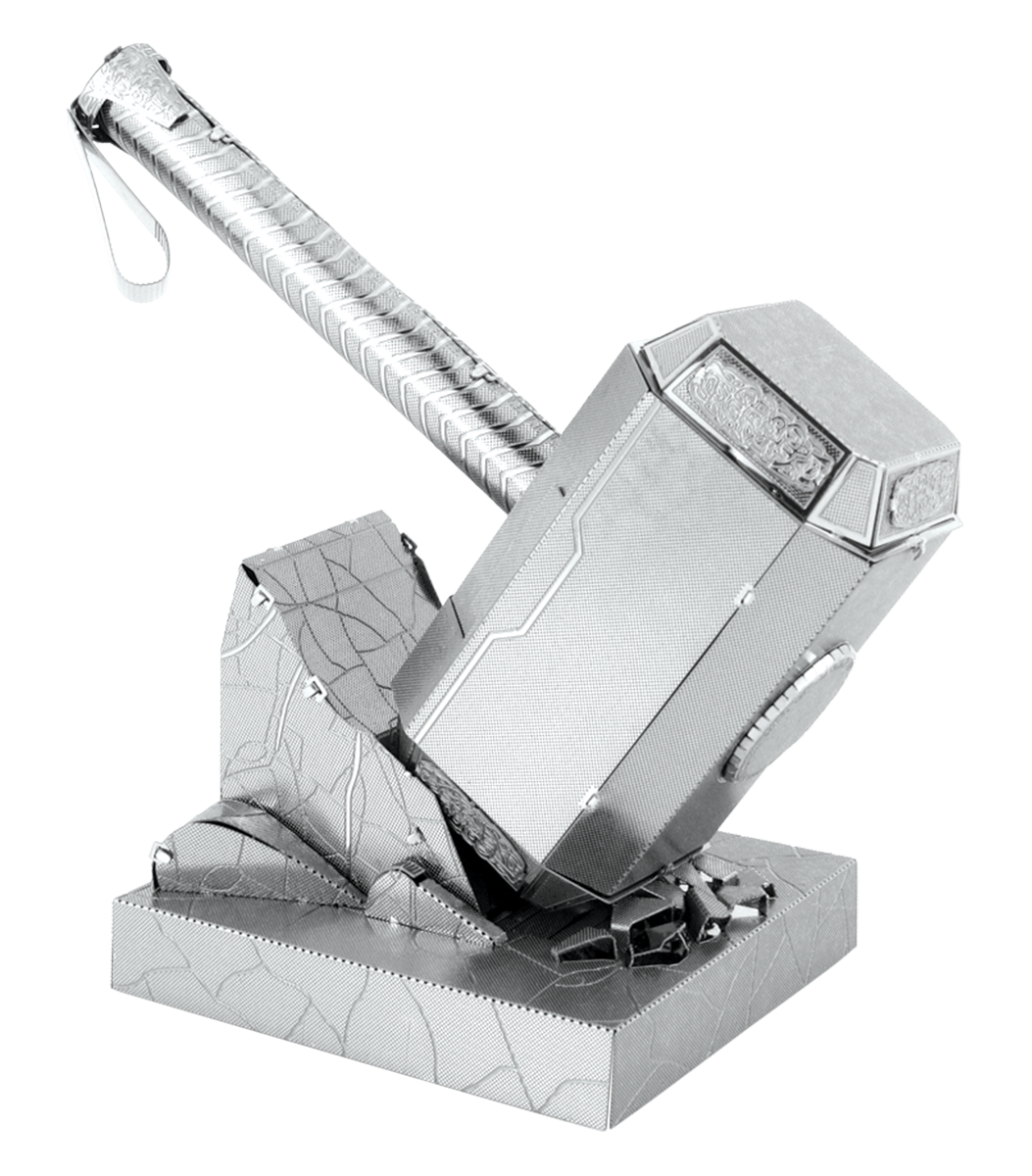 Metal Earth MMS320 Marvel Avengers Thor's Hammer Mjolnir 44 Piece Metal Model Kit