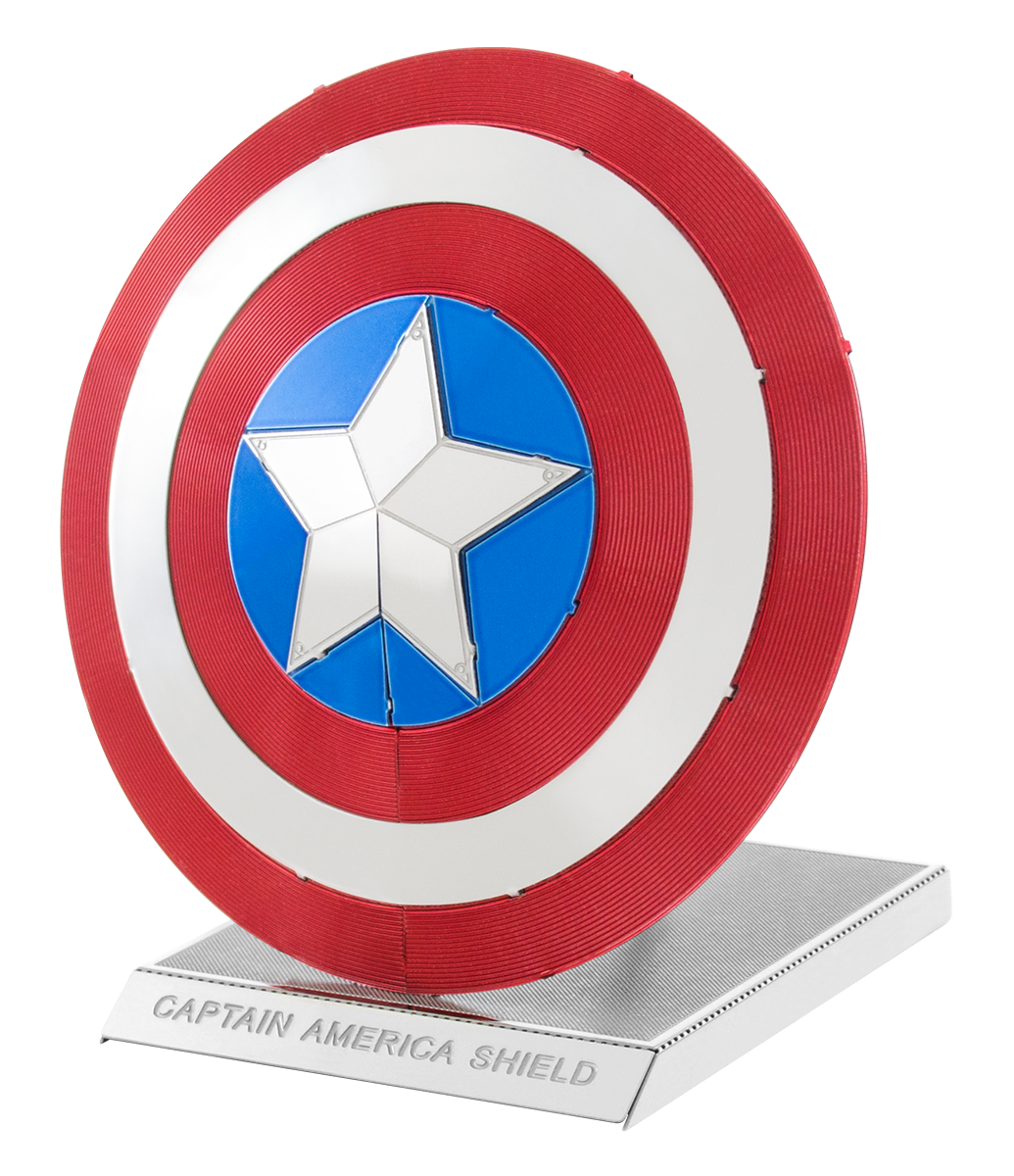 Metal Earth MMS321 Marvel Avengers Captain America's Shield 23 Piece Metal Model Kit