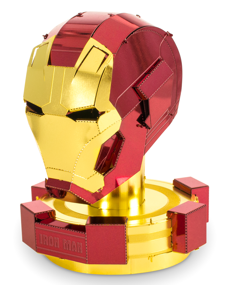 Metal Earth MMS324 Marvel Avengers Iron Man Helmet 21 Piece Metal Model Kit