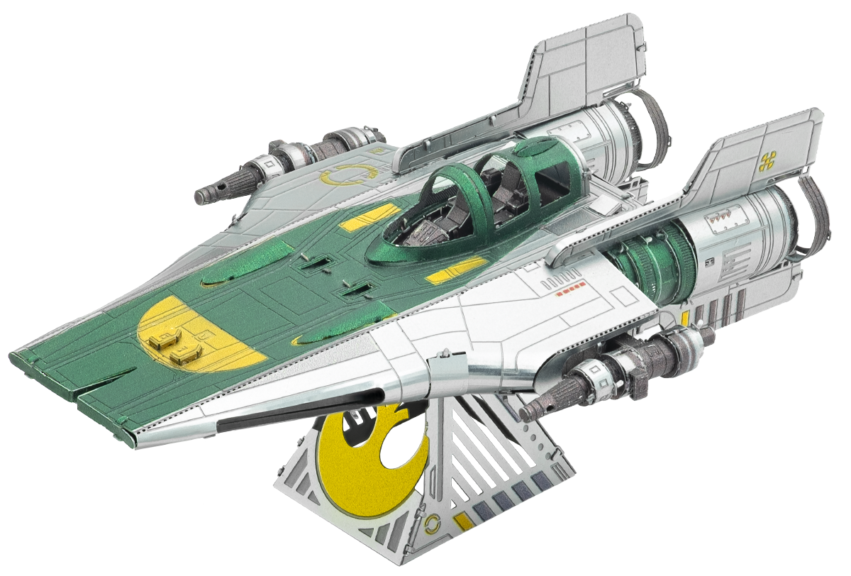 Metal Earth MMS416 Star Wars Resistance A-Wing Fighter 97 Piece Metal Model Kit
