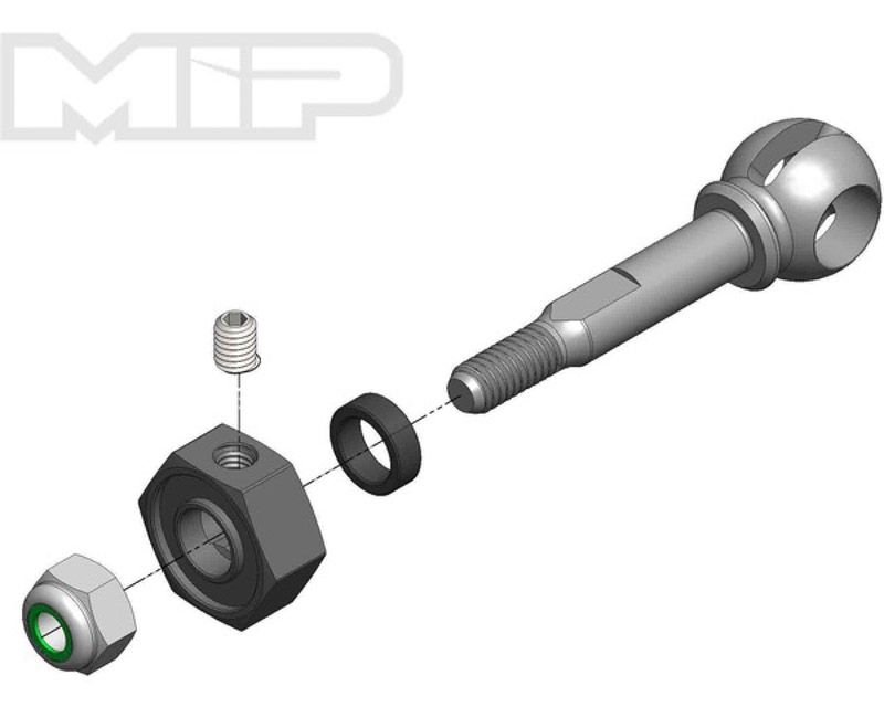 MIP 18141 MIP X-Duty CVD Axle 10mm Offset w/ 5mm Bearing (18141)