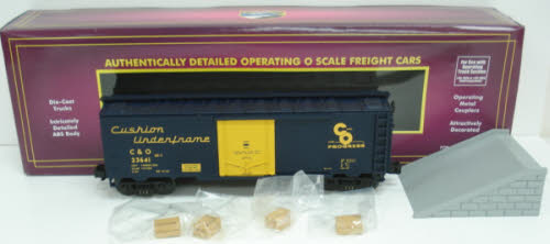 MTH 20-94050 O Gauge Chesapeake & Ohio Operating Reefer w/Ramp #23638