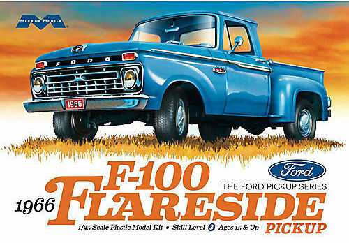 Moebius Models 1232 Ford F-100 Flareside Pick-up Truck Skill Level 3 Model Kit