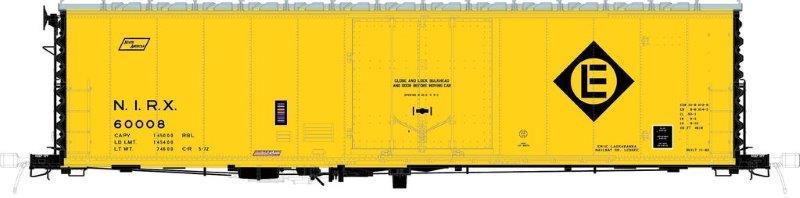 Moloco 51001 HO Scale PCF 50' RBL Boxcar (5-72 EL Leased) NIRX