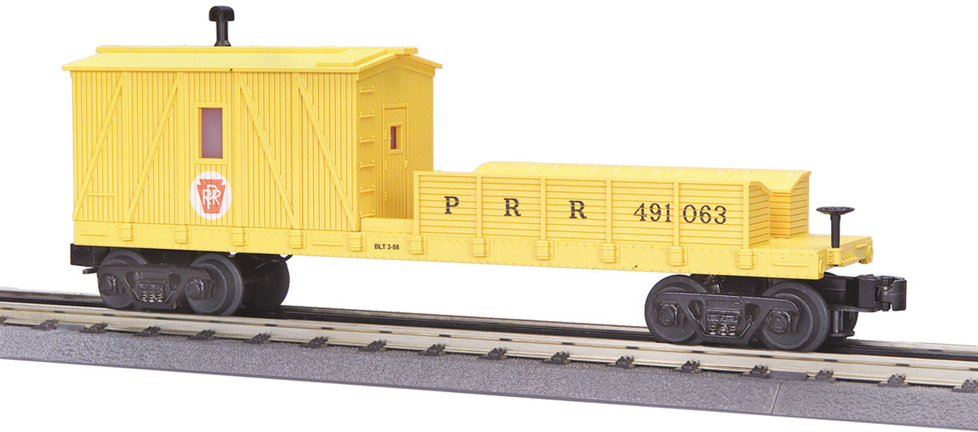 MTH 30-7949 O Gauge RailKing Crane Tender Car Pennsylvania Railroad PRR