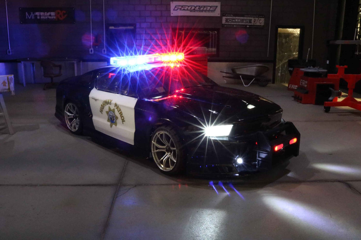 MyTrickRC Attack EM4 CHP Deluxe Light Bar Kit with Flasher and Decals