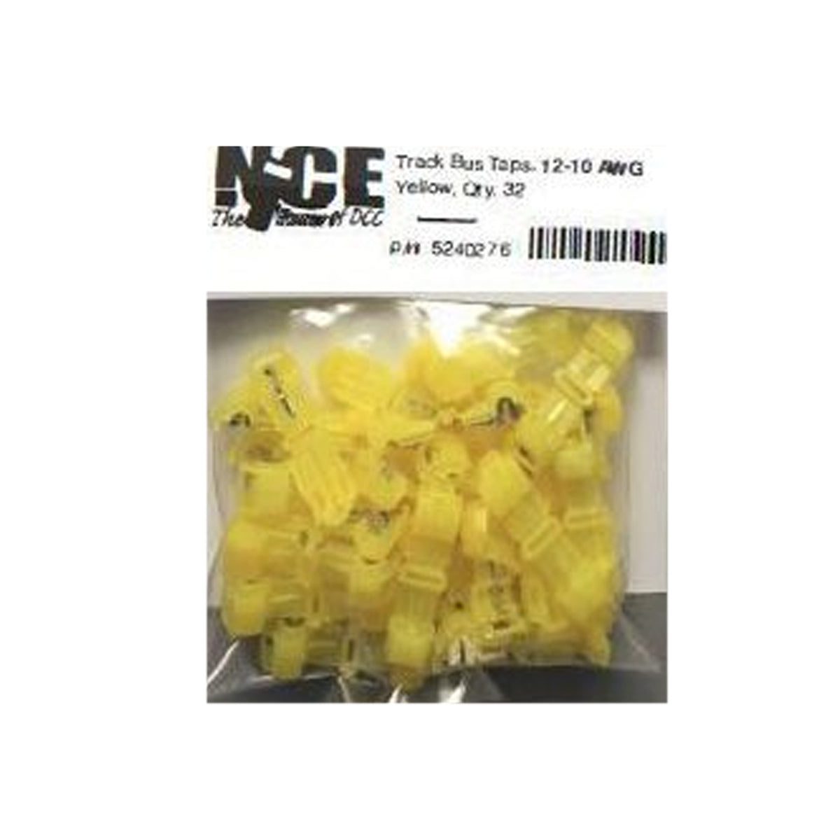 NCE 5240276 TBTY32 Yellow 14-16AWG Track Bus Power Taps