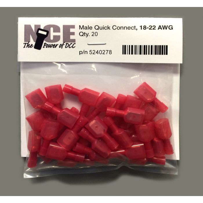 NCE 5240287 MQCR10 Red Male Quick Connect