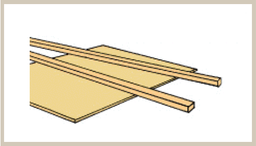 Northeastern Scale Lumber HOSCAL3014 HO Scale 2x8' 11" Length