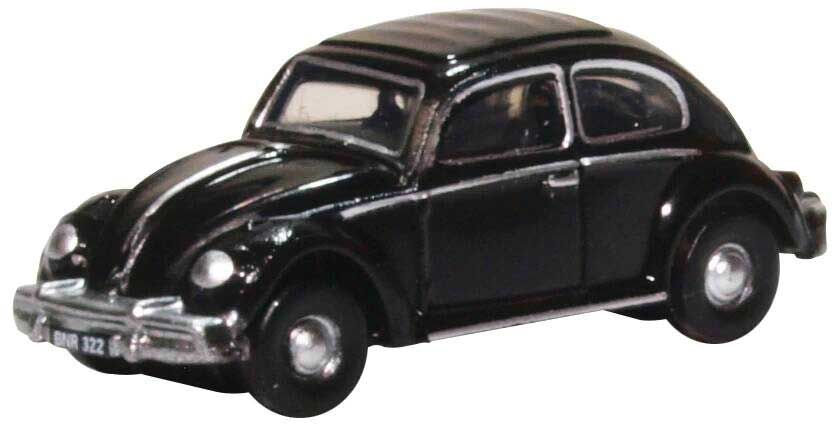 Oxford Diecast NVWB005 N Scale Volkswagen VW Beetle Bug Black