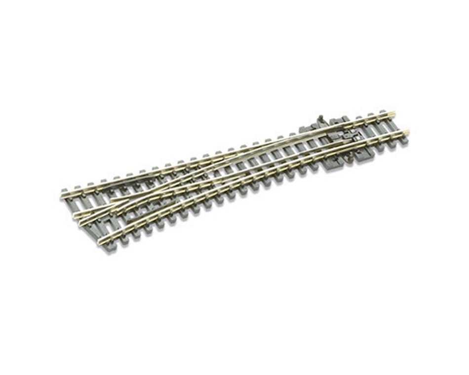 Peco Streamline SL-E396 N Scale Code 80 Electrofrog #6 Left Hand Turnout