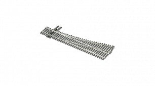 Peco Streamline SL-E8352 HO Scale Code 83 Electrofrog #5 Turnout Left Hand