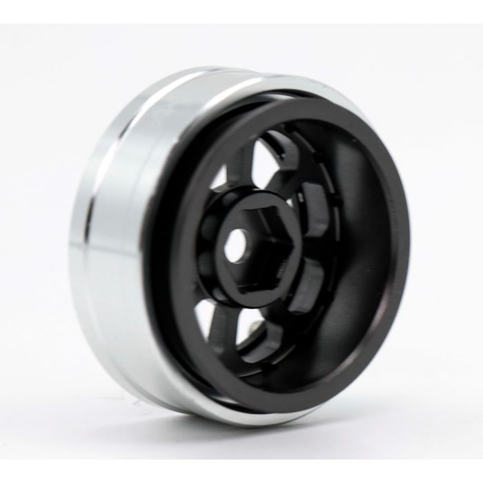 Powerhobby SCX2471 Grey 1.0" Aluminum B59 Beadlock Wheels for SCX24