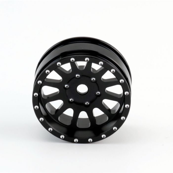 Powerhobby SCX2472 Black 1.0" Aluminum A24 Beadlock Wheels for SCX24
