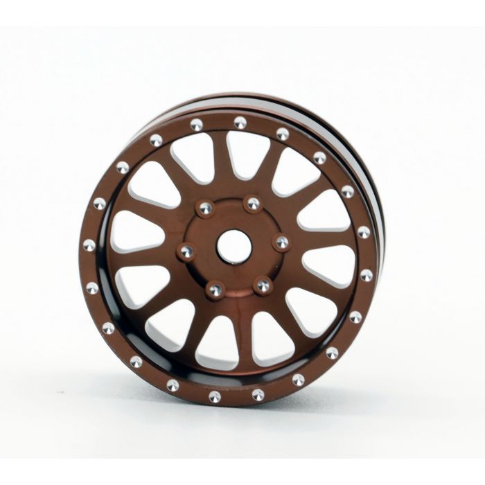 Powerhobby SCX2472 Bronze 1.0" Aluminum A24 Beadlock Wheels for SCX24