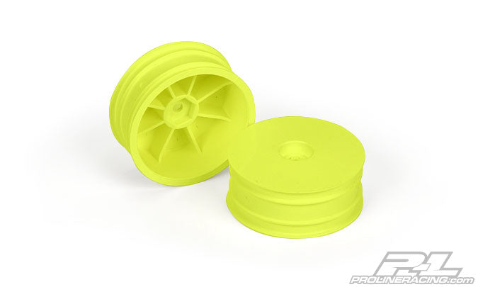 Pro-Line 2735-02 Velocity 2.2 Front Wheels with 2mm Hex Mount Yellow