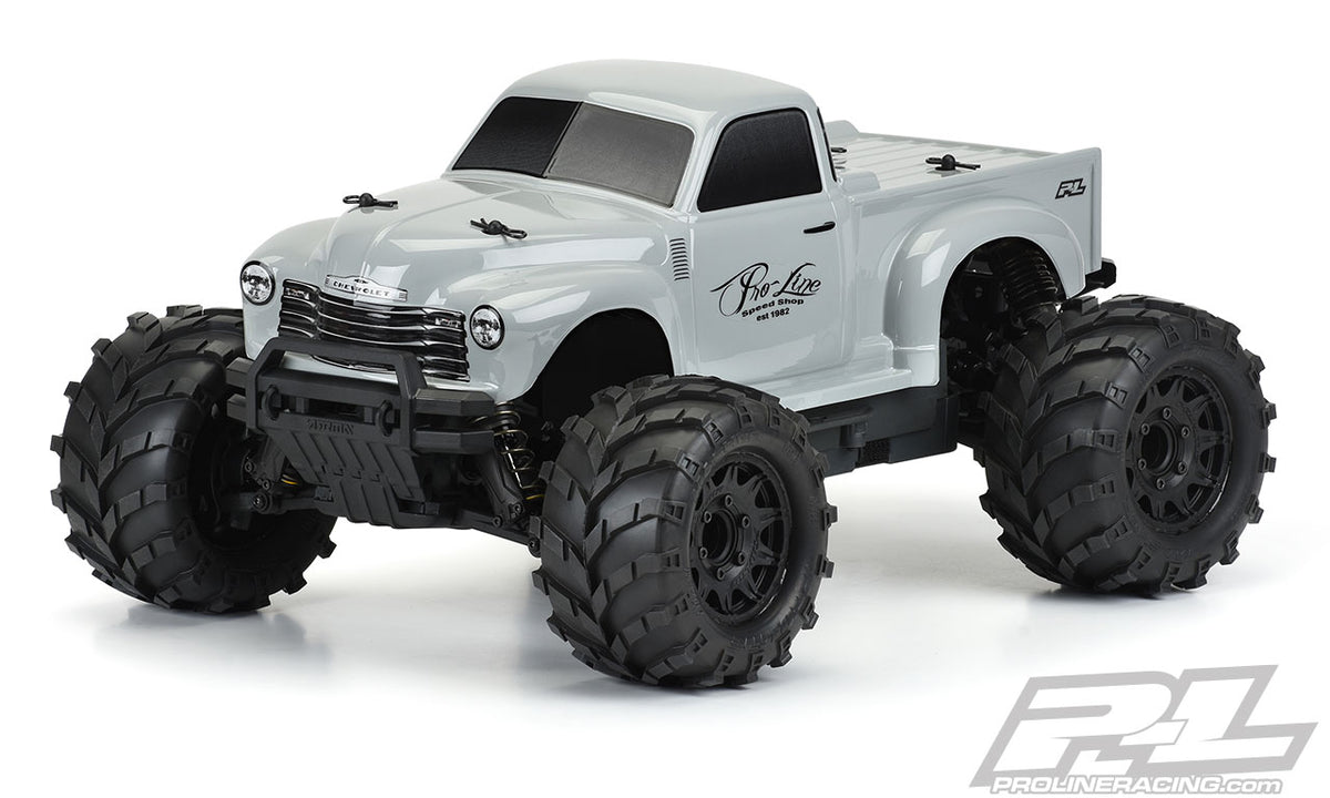 Pro-Line 3255-14 Early 50's Chevrolet Pickup Truck Tough Color Gray Body for Stampede and Granite