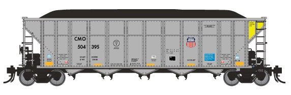 Rapido 169021A HO Scale AutoFlood III RD Coal Hopper Union Pacific UP/CMO