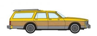 Rapido 800004 HO Scale 1980's Chevrolet Caprice Station Wagon