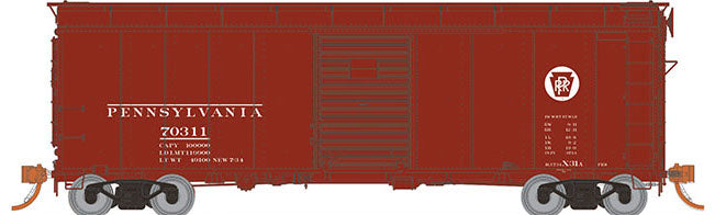 Rapido Trains 123002A HO Scale X31A Single Door Boxcar Circle Keystone Pennsylvania PRR # Varies