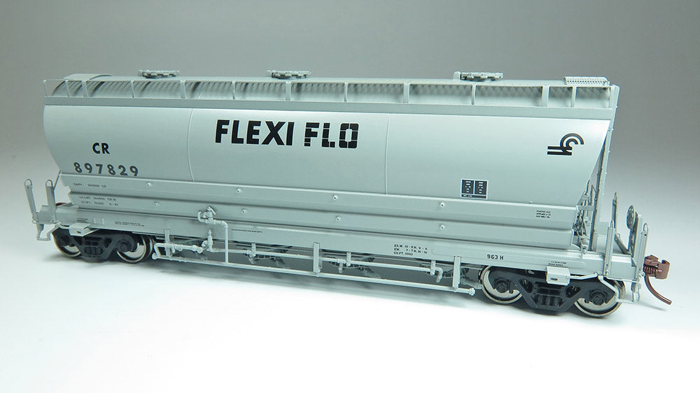 Rapido Trains 133006A HO Scale Flexi Flow Covered Hopper 1987 Repaint 996H Conrail CR # Varies