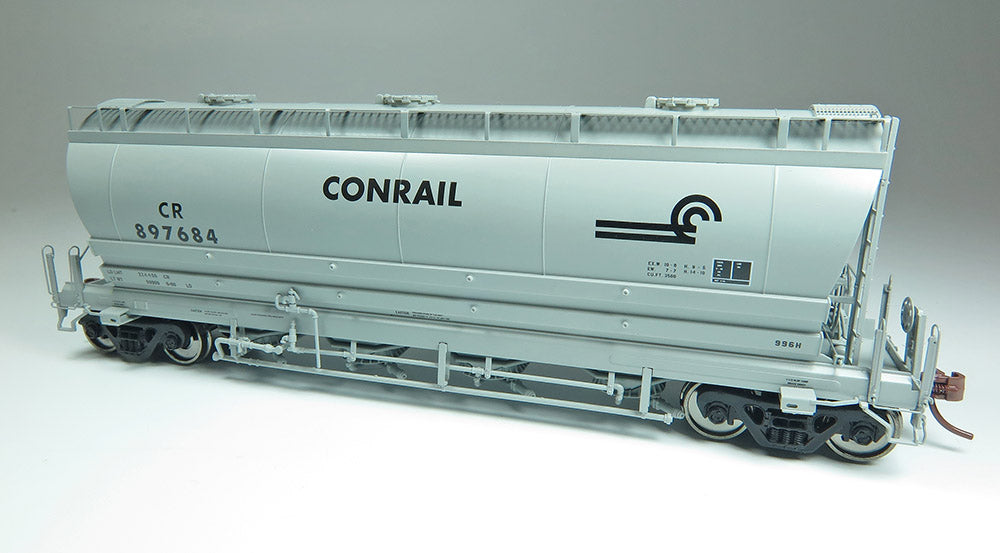 Rapido Trains 133008A HO Scale Flexi Flow Covered Hopper (1988 996H Class) Conrail CR # Varies