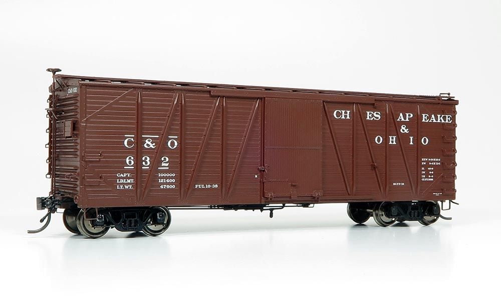 Rapido Trains 142004A HO Scale USRA Single Sheathed Boxcar Chesapeake & Ohio C&O