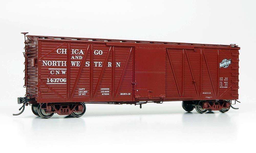 Rapido Trains 142005A HO Scale USRA Single Sheathed Boxcar Chicago NorthWestern C&NW
