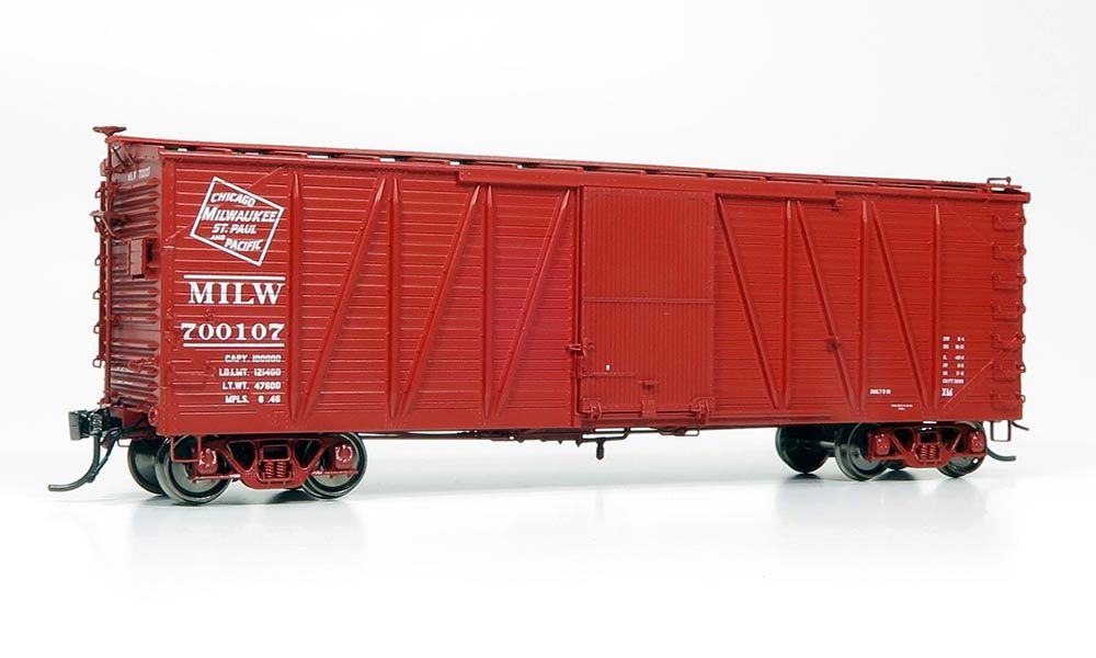 Rapido Trains 142006A HO Scale USRA Single Sheathed Boxcar Milwaukee Road MILW