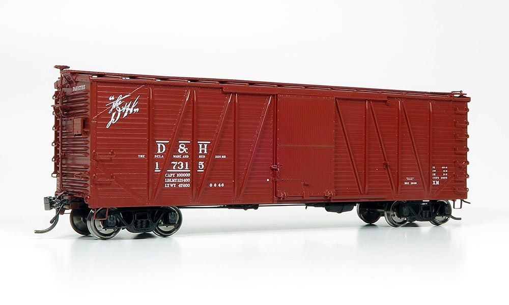 Rapido Trains 142007A HO Scale USRA Single Sheathed Boxcar Delaware & Hudson D&H