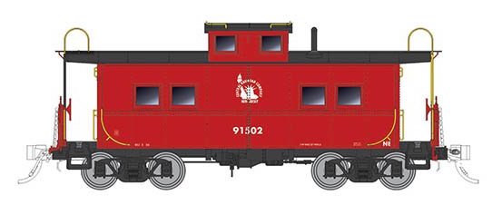 Rapido Trains 144003 HO Scale Northeastern Style Steel Caboose Liberty Scheme CNJ 91534
