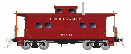 Rapido Trains 144013 HO Scale Northeastern Style Steel Caboose Lehigh Valley Diamond LV A95091